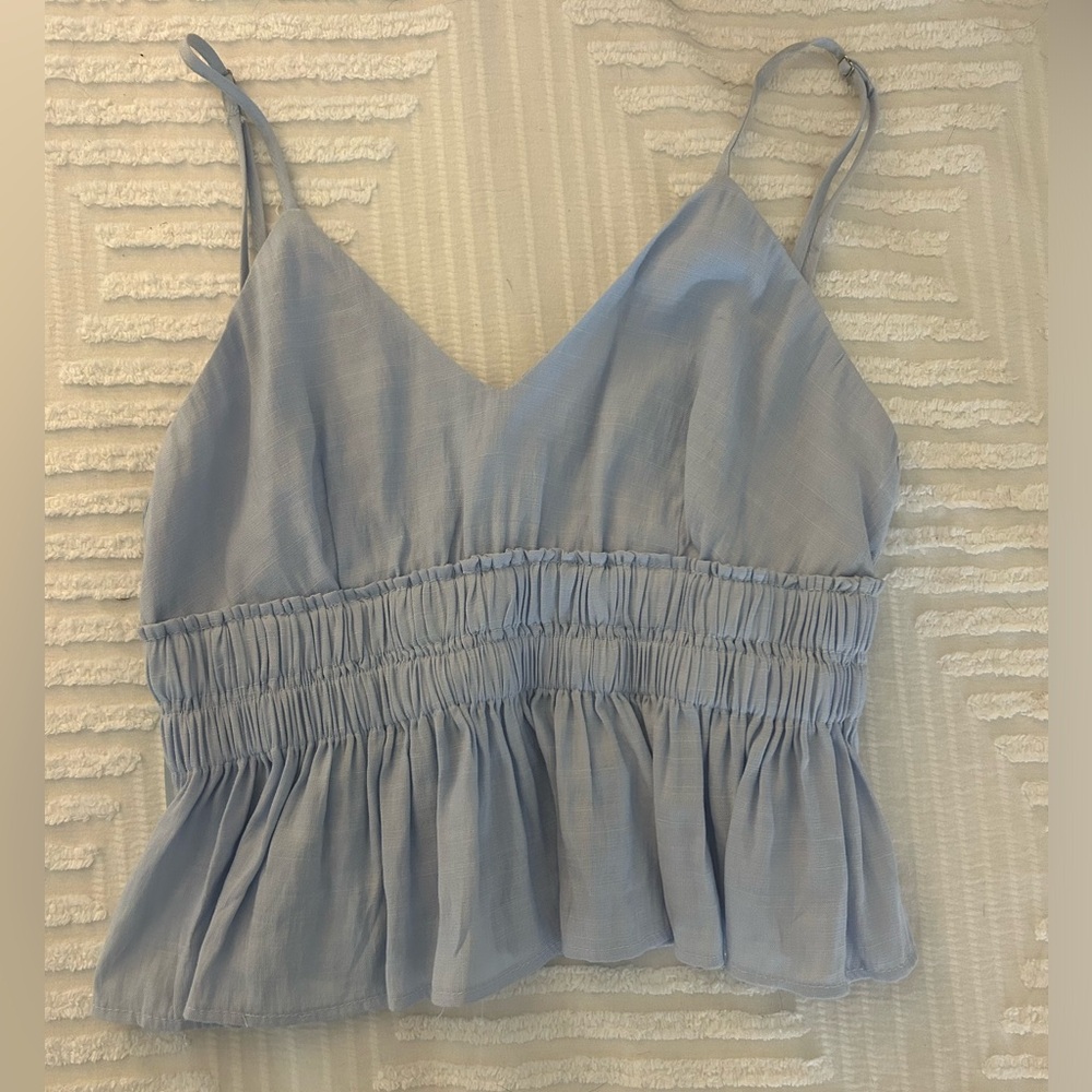 Light blue, Cotton Candy LA, Tank top, Size M, $10 + shipping